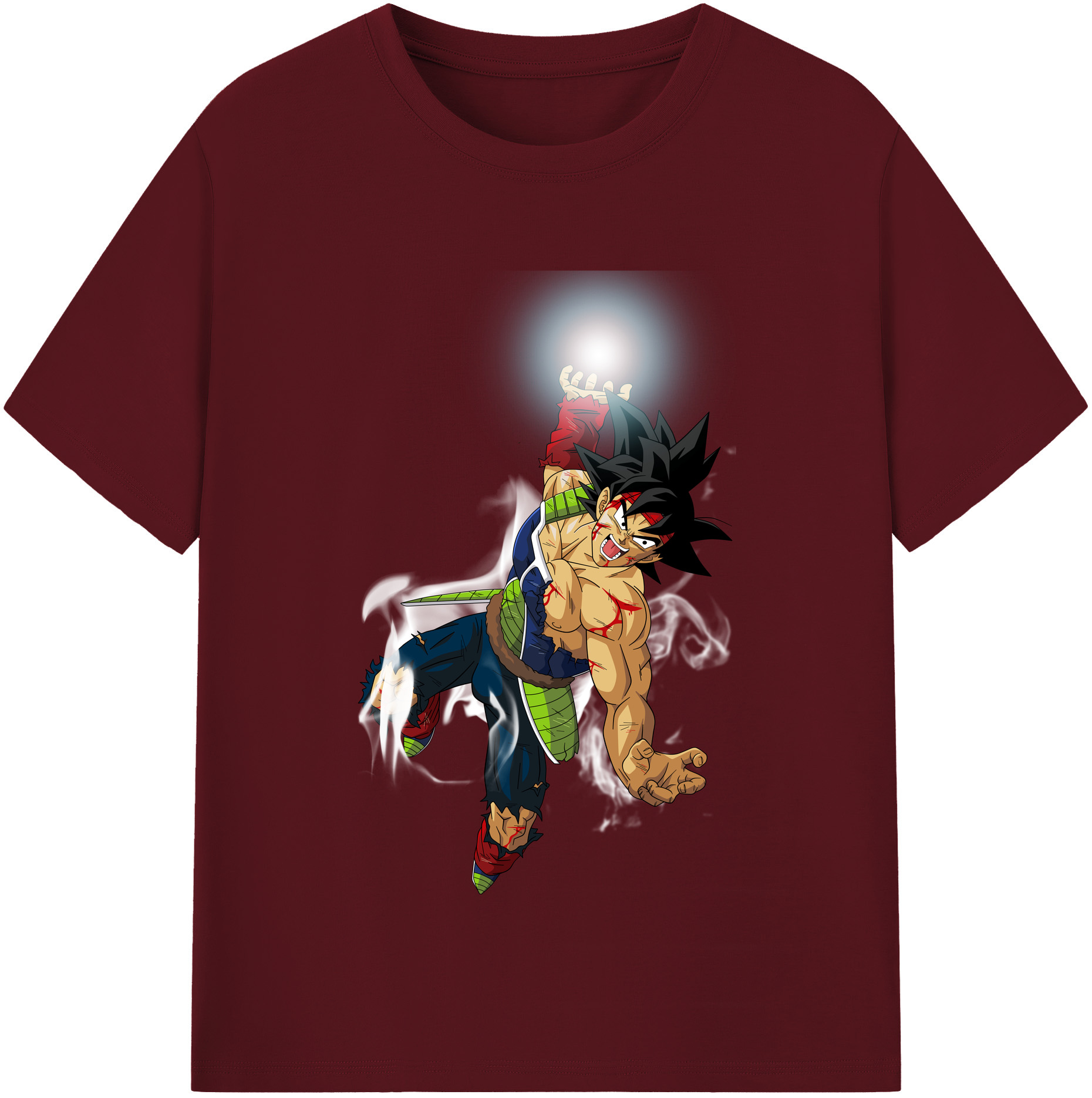 （画像用） ドラゴンボール バーダック DRAGON BALL Burdock 綿100％半袖Tシャツ（フロントプリント）